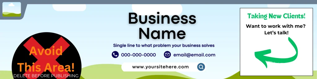 Free LinkedIn Canva banner design template