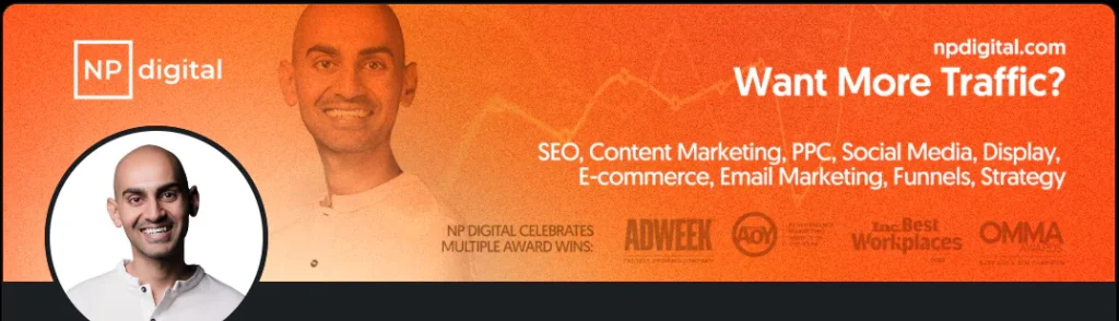 LinkedIn Banner for Neil Patel