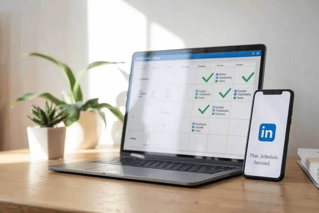 Using scheduling tools that help with posting